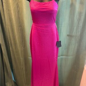 Lulu's Vibrant Pink formal Dress